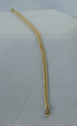 Bracelet of Sleek and Delicate Gold Beads